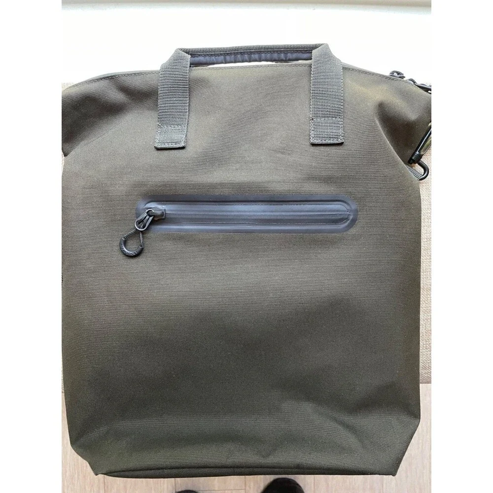 And Wander PE/CO 2-Way Tote Shoulder Bag Waterproof Khaki Travel EDC - Pristine